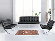 Barcelona Leisure ChairBarcelona chair_Office Furniture_Modern Leather Sofa_Office Sofa