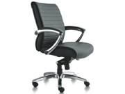 Modeern Leather Medium Back ChairCG-BJ015-M_Office Furniture_Fashion Medium Back Chair_Office Chair