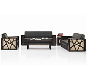 Traditional Leather SofaCG-CTZPSF-08_Office Furniture_Traditional Leather Sofa_Office Sofa