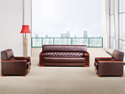 Traditional Leather SofaCG-CTZPSF-11_Office Furniture_Traditional Leather Sofa_Office Sofa