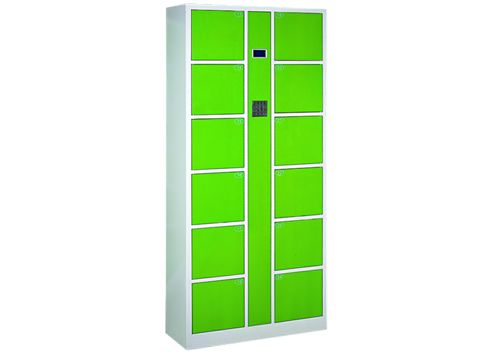 Steel Furniture|Lockers|Office Furniture|12-doors Coin-operated storage cabinet|密码储物柜、电子储物柜 CG-DEP01