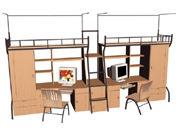 Apartment BedCG-GYC-3_Office Furniture_Apartment Bed_School Furniture