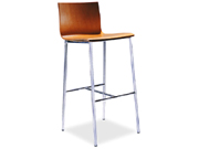 Bar Chair|Bar StoolCG-QM505N_Office Furniture_Wooden Facing Bar Stool_Bar Stool