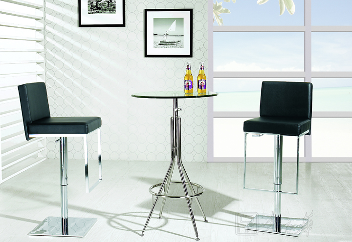 Bar Stool|Leather Facing Bar Stool|Office Furniture||升降旋转吧椅