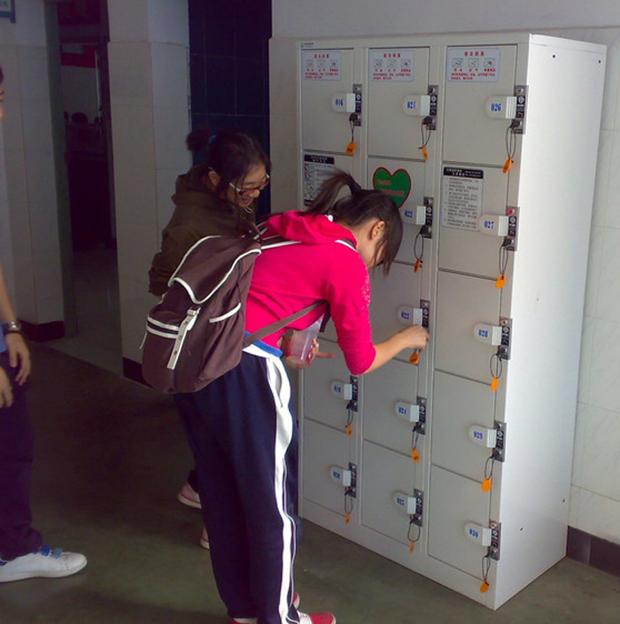 Steel Furniture|Lockers|Office Furniture|15-doors Coin-operated storage cabinet|寄存柜,投币寄存柜,储物柜